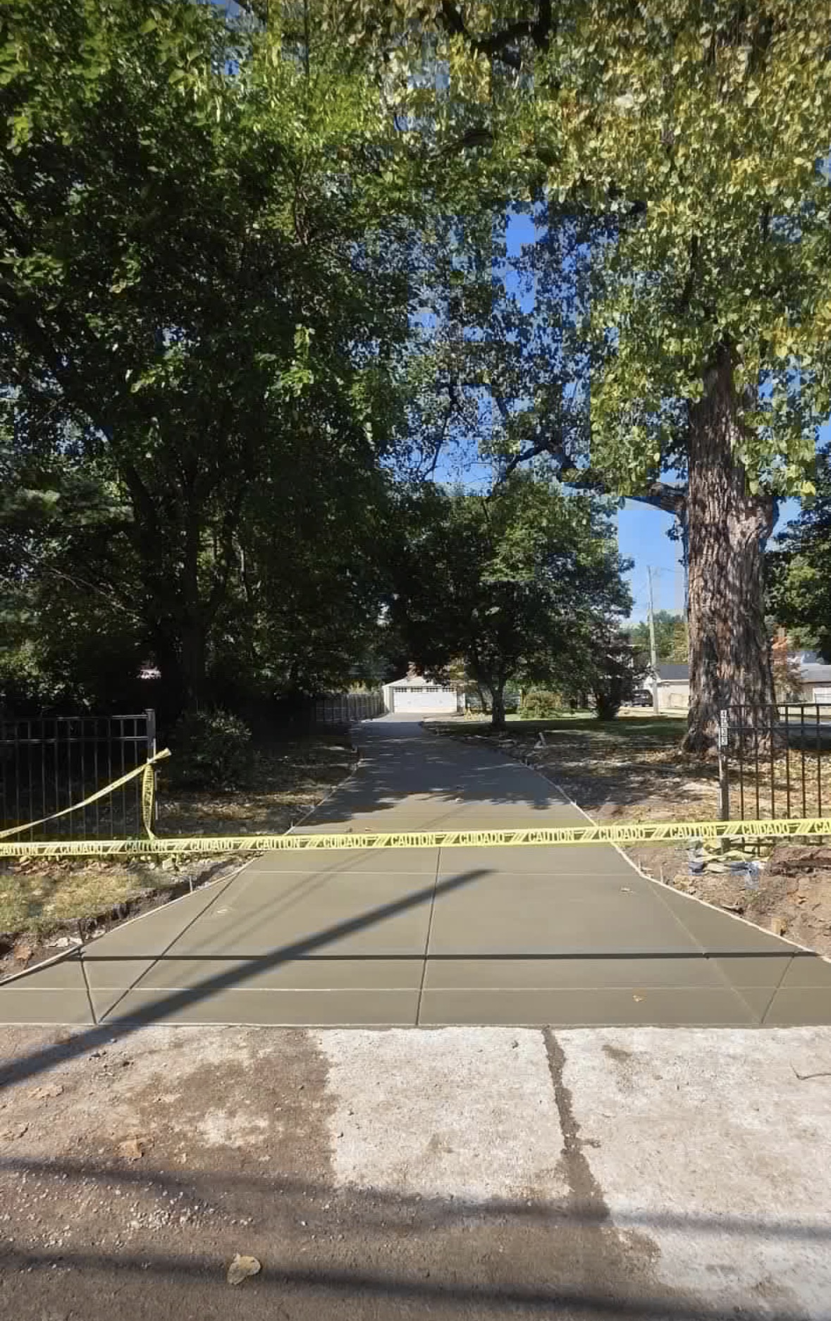 Driveway Pour